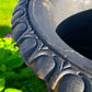 Garden urn - 27" Tall Cast Iron Fluted Urn, Flower Pot Planter, Garden Patio Yard Art, P1 by The Old Grainery (aluminum, A...