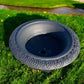 Home & Living > Outdoor & Gardening > Garden Decoration > Yard Art - 18" Tall Cast Iron Fluted Urn, Flower Pot Planter, Ga...