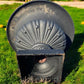 Home & Living > Outdoor & Gardening > Garden Decoration > Yard Art - 18" Tall Cast Iron Fluted Urn, Flower Pot Planter, Ga...