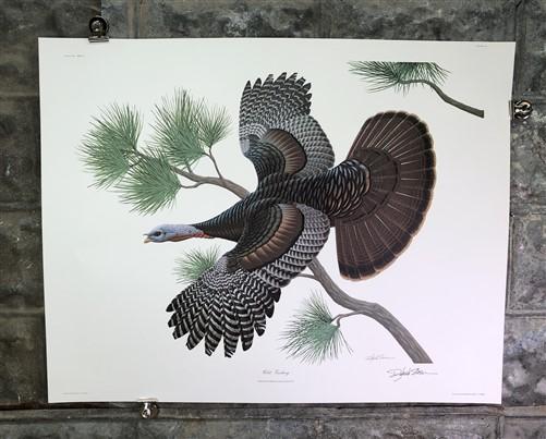 Art & Collectibles > Prints > Lithographs - Richard Sloan, Wild Turkey, Signed Print, 28x22, Wade Collection, Plate 46 by...