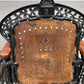 Theater Seats - 2 Wood Iron Folding Theater Seats, Auditorium Seats, Entryway Bench, D34 by The Old Grainery (art deco, au...