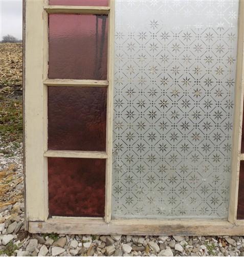 Window - Antique Stained Glass, Rectangular Church Window, Architectural Art Glass, A18 by The Old Grainery (art glass, ar...
