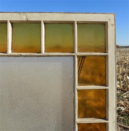 Window - Antique Stained Glass, Rectangular Church Window, Architectural Art Glass, A12, by The Old Grainery (art glass, a...