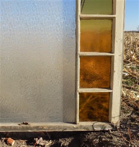 Window - Antique Stained Glass, Rectangular Church Window, Architectural Art Glass, A12, by The Old Grainery (art glass, a...