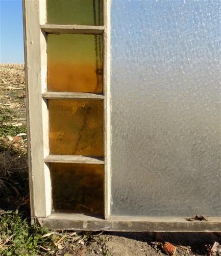 Window - Antique Stained Glass, Rectangular Church Window, Architectural Art Glass, A12, by The Old Grainery (art glass, a...