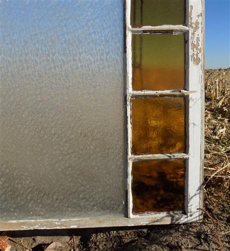 Window - Antique Stained Glass, Rectangular Church Window, Architectural Art Glass, A12, by The Old Grainery (art glass, a...
