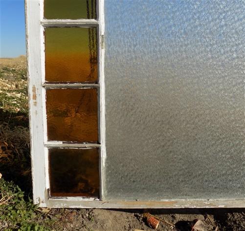 Window - Antique Stained Glass, Rectangular Church Window, Architectural Art Glass, A12, by The Old Grainery (art glass, a...
