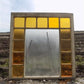 Window - Antique Stained Glass, Rectangular Church Window, Architectural Art Glass, A13, by The Old Grainery (art glass, a...