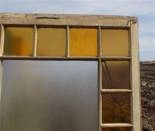 Window - Antique Stained Glass, Rectangular Church Window, Architectural Art Glass, A13, by The Old Grainery (art glass, a...