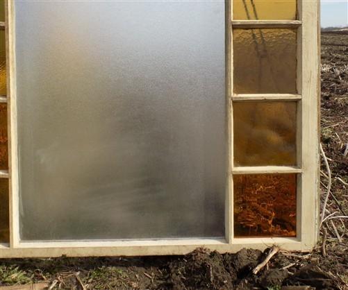 Window - Antique Stained Glass, Rectangular Church Window, Architectural Art Glass, A13, by The Old Grainery (art glass, a...