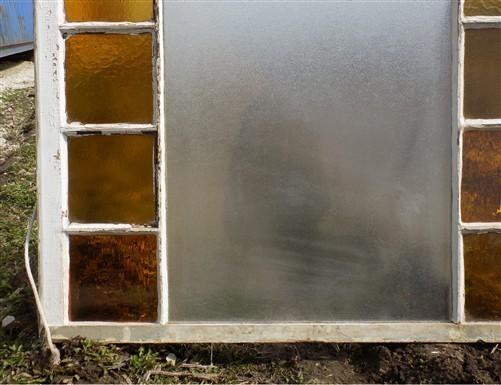 Window - Antique Stained Glass, Rectangular Church Window, Architectural Art Glass, A13, by The Old Grainery (art glass, a...
