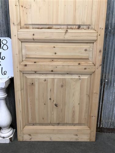 French Single Door (36x96) Pine Interior Door, European Rustic Styled, Q48