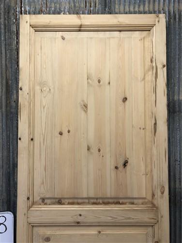 French Single Door (36x96) Pine Interior Door, European Rustic Styled, Q48
