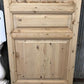 French Single Door (36x96) Pine Interior Door, European Rustic Styled, Q48
