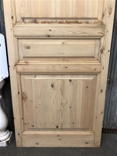French Single Door (36x96) Pine Interior Door, European Rustic Styled, Q48