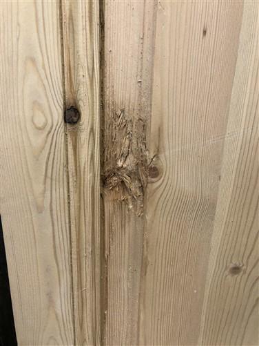 French Single Door (36x96) Pine Interior Door, European Rustic Styled, Q48
