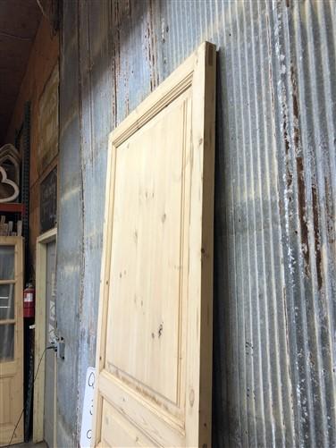French Single Door (36x96) Pine Interior Door, European Rustic Styled, Q48