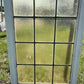 Antique Stained Glass Window, Architectural Obscure Glass, Rectangular Window F1