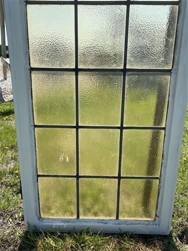 Antique Stained Glass Window, Architectural Obscure Glass, Rectangular Window F1