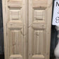 French Double Doors (32x80.5) Pine Interior Door, European Rustic Styled, NM9