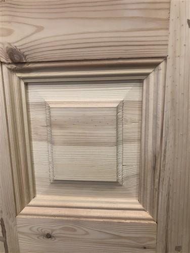 French Double Doors (32x80.5) Pine Interior Door, European Rustic Styled, NM9