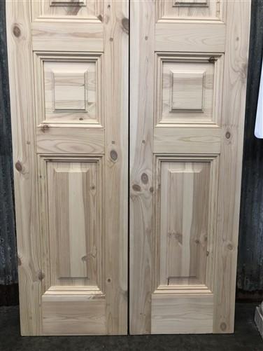 French Double Doors (32x80.5) Pine Interior Door, European Rustic Styled, NM9