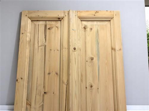 French Double Doors (36x96) Raised Panel Doors, European Styled Doors NM6