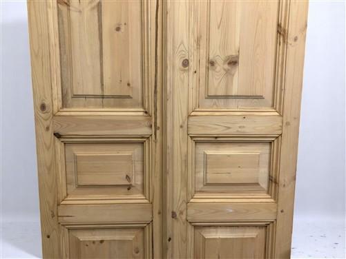 French Double Doors (36x96) Raised Panel Doors, European Styled Doors NM6