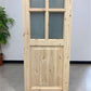 Home & Living > Home Improvement > Doors & Locks > Doors - French Single Door (24x96.5) 8 Pane Frosted Glass Door European...