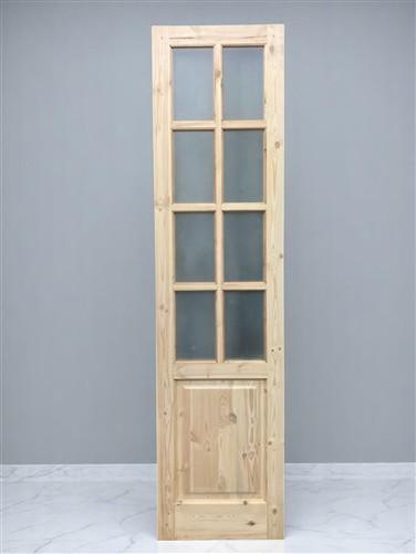 Home & Living > Home Improvement > Doors & Locks > Doors - French Single Door (24x96.5) 8 Pane Frosted Glass Door European...