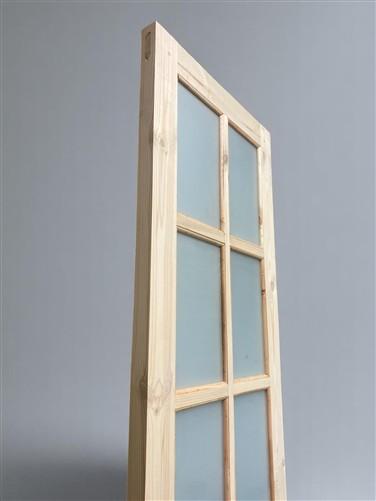 Home & Living > Home Improvement > Doors & Locks > Doors - French Single Door (24x96.5) 8 Pane Frosted Glass Door European...