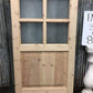 French Single Door (30x80.75) 8 Pane Frosted Glass Door European Styled FM24