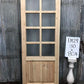 French Single Door (30x80.75) 8 Pane Frosted Glass Door European Styled FM24