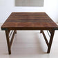 Rustic Square Table, Vintage Dining Room Table, Kitchen Island, Game Table, B