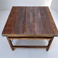 Rustic Square Table, Vintage Dining Room Table, Kitchen Island, Game Table, B