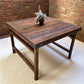 table - Rustic Square Table, Vintage Dining Room Table, Kitchen Island, Game Table, E by The Old Grainery (dining table, f...