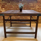 table - Rustic Square Table, Vintage Dining Room Table, Kitchen Island, Game Table, E by The Old Grainery (dining table, f...