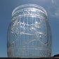 Planters Peanut Glass Jar with Lid, Running Mr Peanut Barrel Candy Cookie Jar