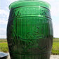 advertising jar - Planters Peanut Jar with Lid, Green Glass Mr Peanut Barrel Candy Cookie Jar, by The Old Grainery (advert...