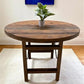 Rustic Round Table, Vintage Dining Room Table, Kitchen Island, Game Table, F