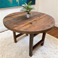 Rustic Round Table, Vintage Dining Room Table, Kitchen Island, Game Table, F