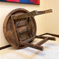 Rustic Round Table, Vintage Dining Room Table, Kitchen Island, Game Table, F