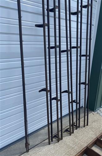ladder - 14' Allith Rolling Ladder System Dual Track Vintage Industrial Warehouse Library by The Old Grainery (14ft ladder...