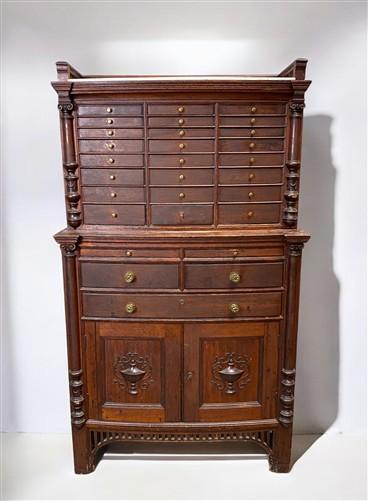 Vintage Cabinet - Apothecary Cabinet, Vintage Eye Doctor-Dental Cabinet, Medical Hospital Storage by The Old Grainery (Ame...