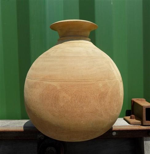 Water Jug, Wood Pot, Wood Vase, Rustic Planter, Modern Farmhouse, European C