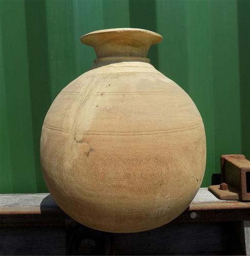 Water Jug, Wood Pot, Wood Vase, Rustic Planter, Modern Farmhouse, European C