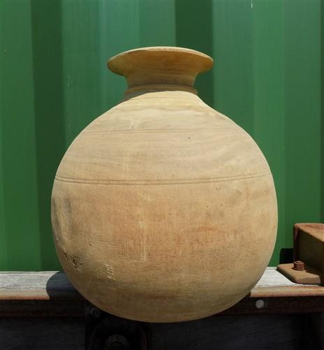 Water Jug, Wood Pot, Wood Vase, Rustic Planter, Modern Farmhouse, European C