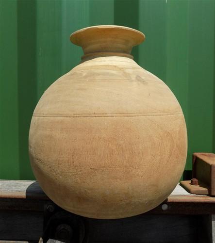 Water Jug, Wood Pot, Wood Vase, Rustic Planter, Modern Farmhouse, European C