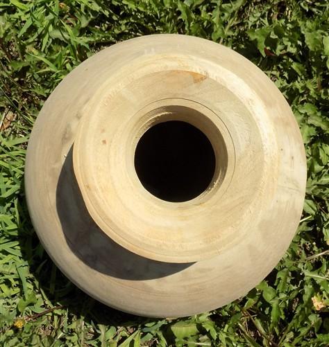 Water Jug, Wood Pot, Wood Vase, Rustic Planter, Modern Farmhouse, European C