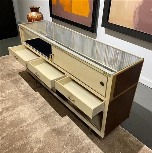 Store Counter - Castle Showcase Co Display Case, Vintage Floor Showcase, Retail Store Counter, B by The Old Grainery (cabi...